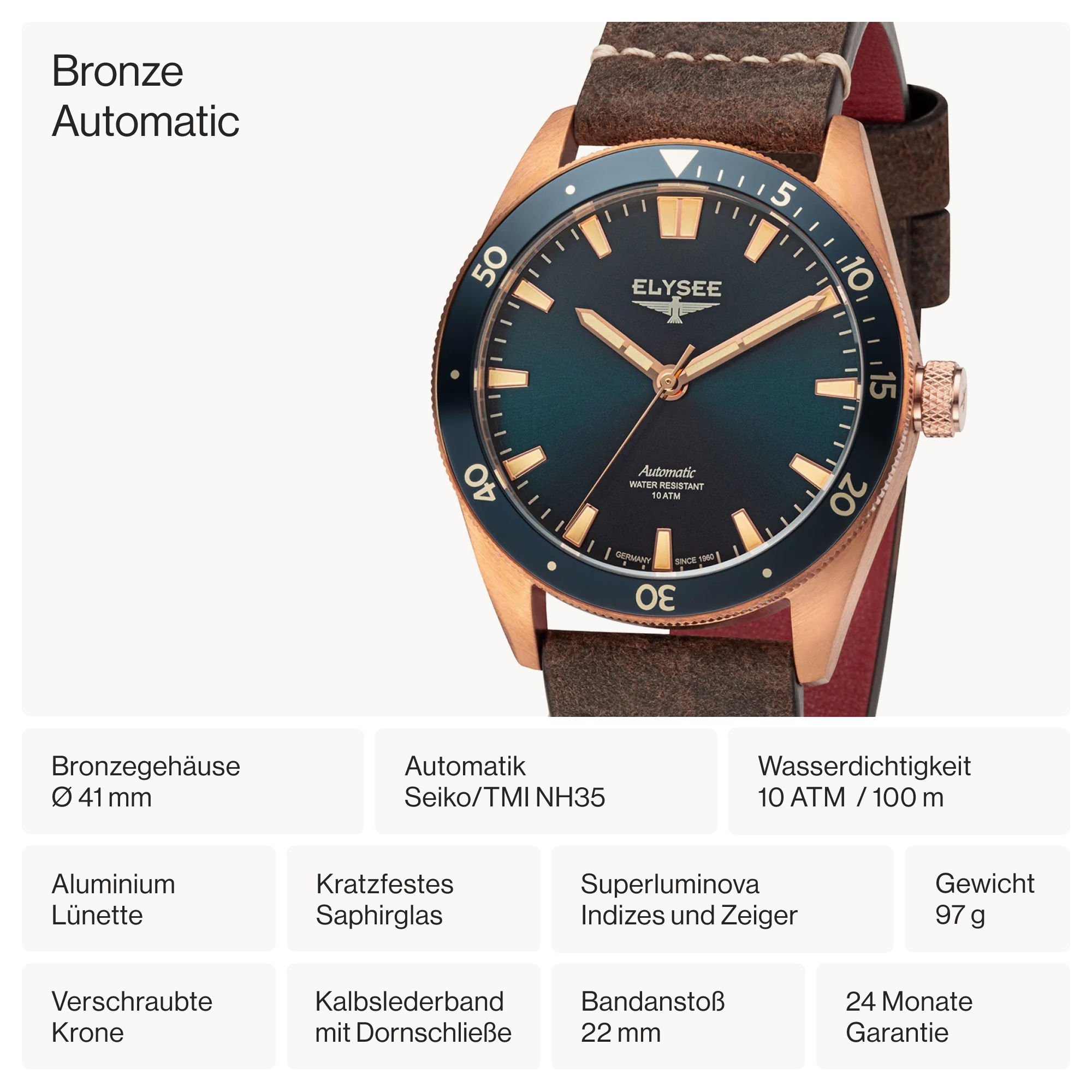 Bronze Automatic - 98021 - Automatikuhr