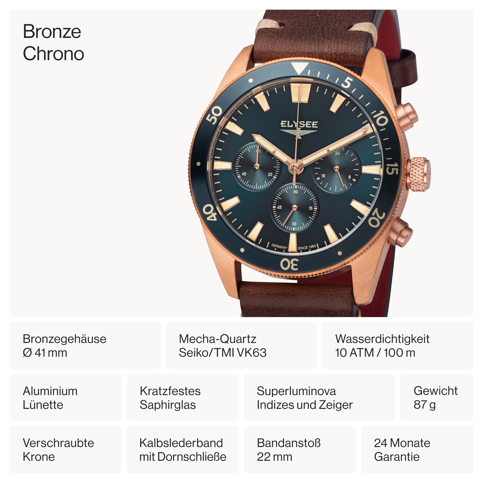 Bronze Chrono - 98031 - Chronograph