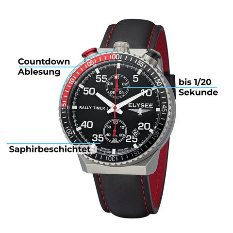 Rally Timer I - 80536 - Elysee Watches – Elysee Uhren