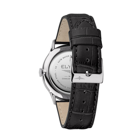 Elysee Watches, Big Eye, quartz Elysee – leather Uhren men\'s sapphire crystal watch, watch, strap