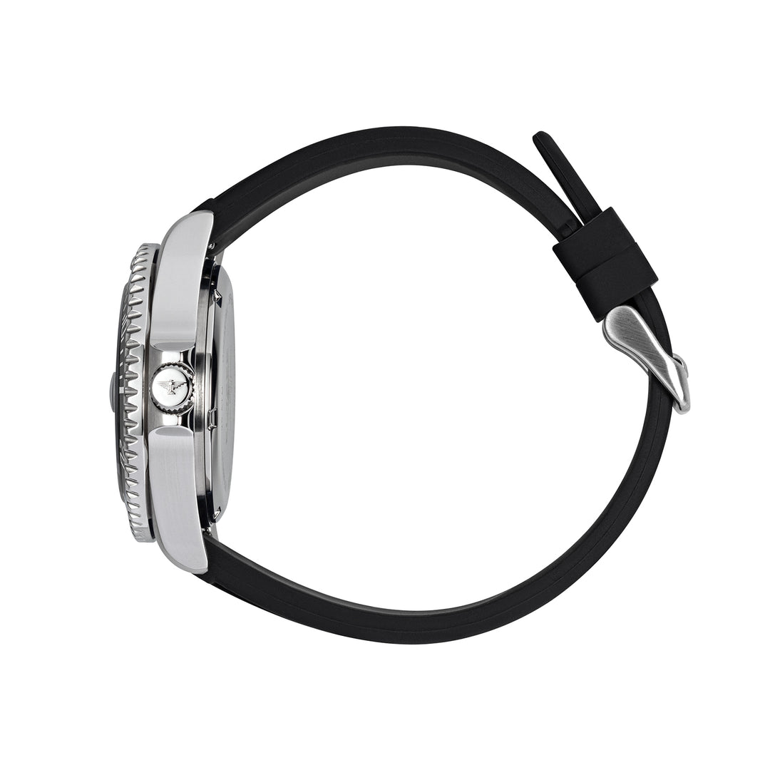 Elysee Men's Watch Ocean PRO Ceramic 40 mm 20 ATM Men's Luminous Hands and Indexes, Date Display 80581, 80582, 80583, 80584, 80585, 80586, 80588, 80589, Silver, Bracelet Elysee Men's Watch Ocean PRO Ceramic 40 mm 20 ATM Men's Luminous Hands and Indexes, Date Display 80581, 80582, 80583, 80584, 80585, 80586, 80588, 80589, Silver, Bracelet
